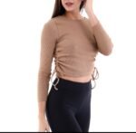 Brown Knitted Top